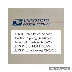 USPS Postal Service Holiday Shipping Deadlines